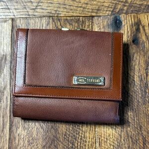 Vintage HCL Leather Trifold Wallet